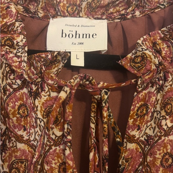 Bohme Long Sleeve Floral Dress - Picture 3 of 6